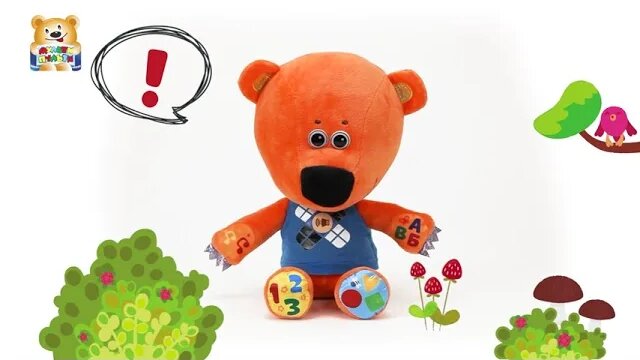 Обучающая мягкая игрушка МИ-МИ-Мишки КЕША "УЧИМ Английский", Мульти ...