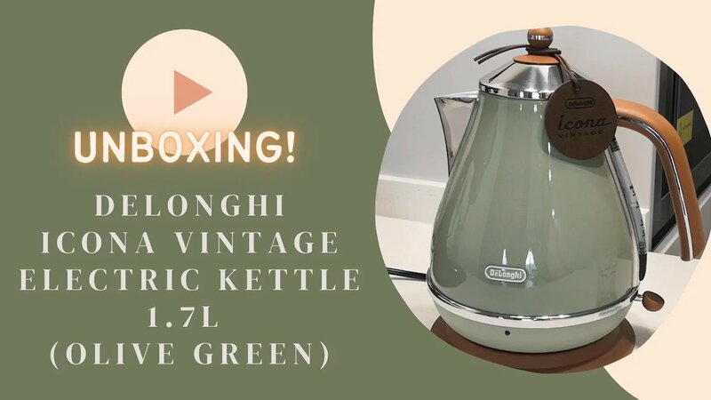 Delonghi icona kettle green hotsell