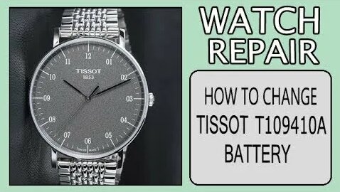 how to change Tissot T109410a battery