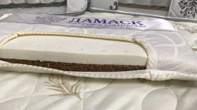 Наматрасник, топпер, тонкий матрас (латекс кокос 2см)- обзор изделия с ...