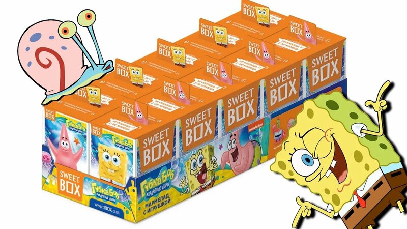 Sweet BOX Surprise! Распаковываю коробочки Свит Бокс Губка Боб ...
