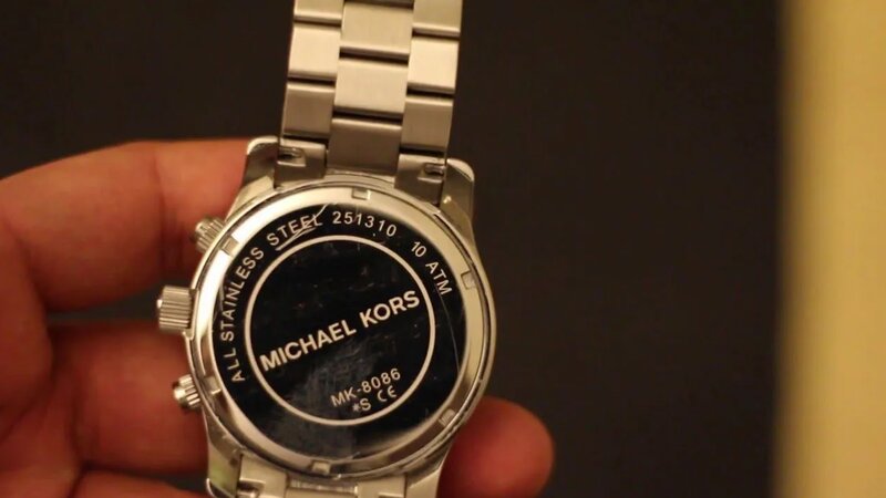 How to change Michael Kors MK 8086 Watch Battery