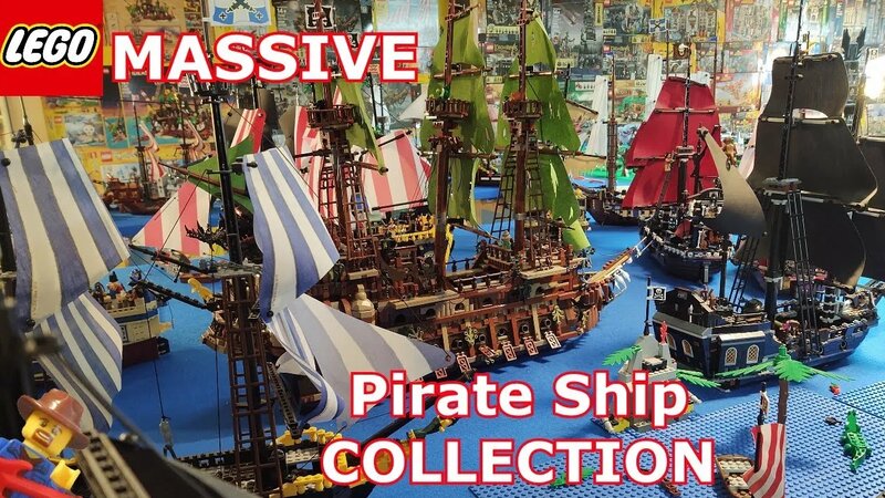 Huge lego pirate ship hotsell