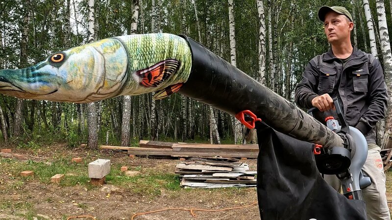 Воздуходувка пылесос - помощник по уборке участка. Обзор на мощный ...