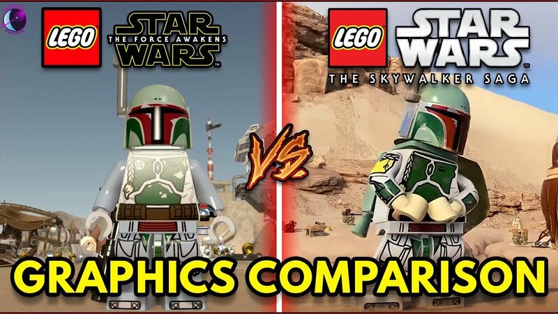 LEGO Star Wars The Skywalker Saga vs The Force Awakens Graphics Comparison