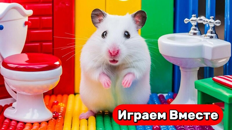 Лабиринт для Хомяка ! Попит Лабиринт с Хитрыми Ловушками ! Умный Хомяк ...
