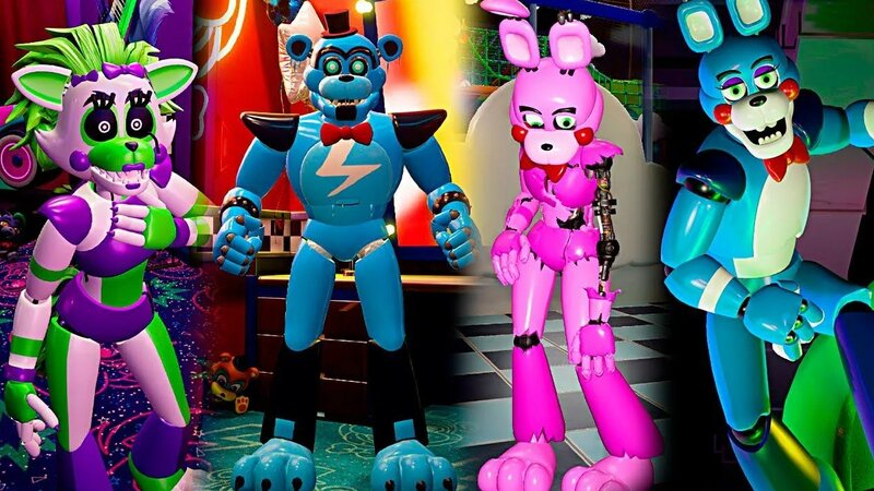 Fnaf 9 новые аниматроники и секретный финал фнаф 9 - Смотреть онлайн в ...