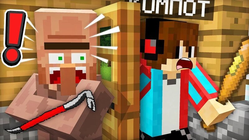 Почему Житель Боится МЕНЯ В Майнкрафт | Компот Minecraft - Смотреть ...
