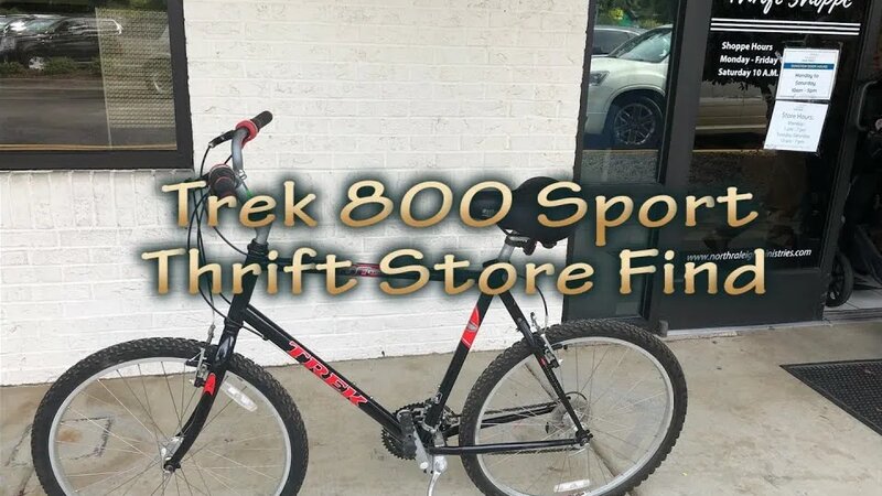 Trek 800 Sport Bicycle Thrift Store Find and Review Hybrid Comfort Bike September 30 2022