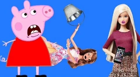 Позор Барби и как Пеппа Спасла новенькую в школе Мульт Свинка Пеппи ...