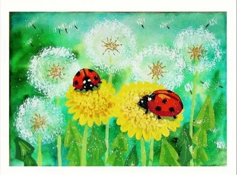 как легко нарисовать божью коровку