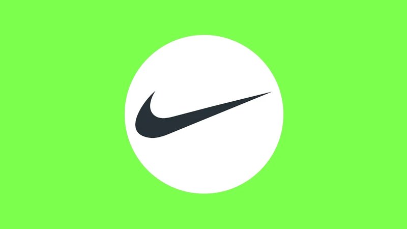 Nike green logo hotsell