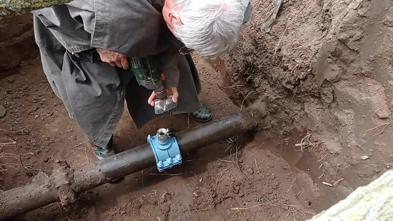 Врезка в трубу водопровода - Смотреть онлайн в поиске Яндекса по Видео