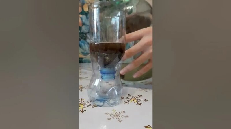 Фильтр воды из глины, земли, песка, угля и ваты. - Смотреть онлайн в ...