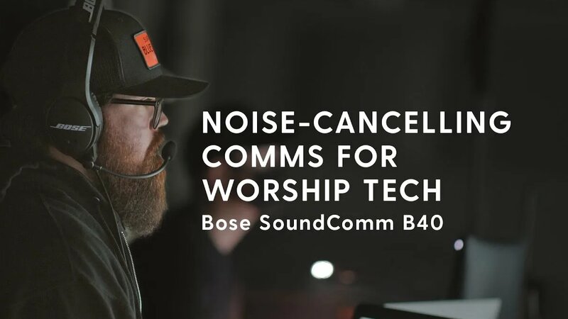Bose B40 SoundComm Headset A Review for Church Production Teams