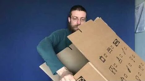 Как собрать коробку из IKEA — ИКЕА — Коробка для переезда инструкция по ...