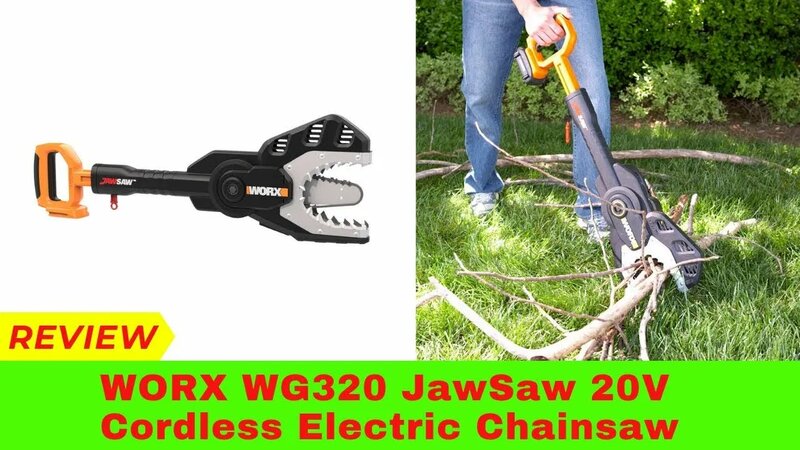 WORX Wg320 JawSaw Cordless Electric Chainsaw Review 2019