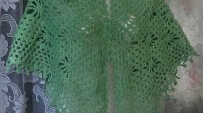 Видео Как связать шаль с паучками крючком?How to crochet shawl | OK.RU ...