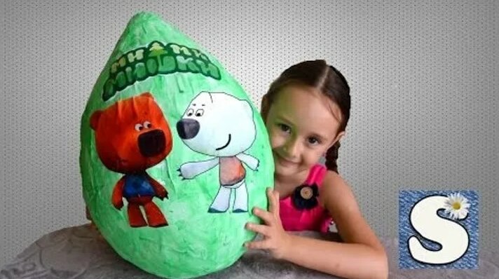Мимимишки Большое яйцо сюрприз Открываем игрушки Mimimishki giant ...