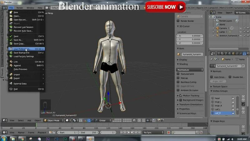 manuelbastionilab Blendertools BVH Blender animation tutorials