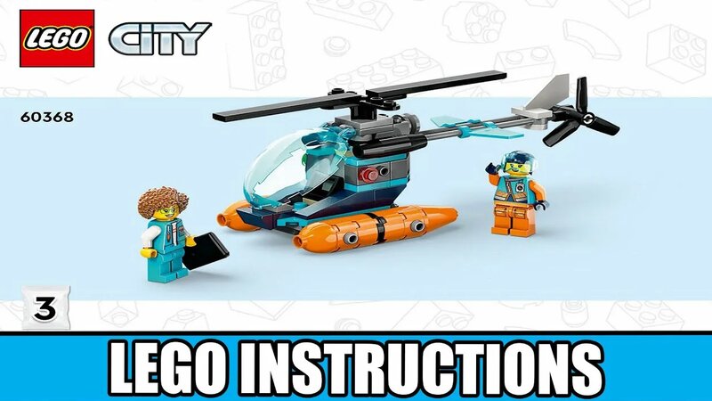 LEGO Instructions City 60368 Arctic Explorer Ship Book 3