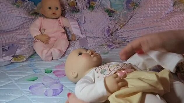 Одежда для моих кукол беби Анабель Алиса и Настя обзор и примерка Baby ...
