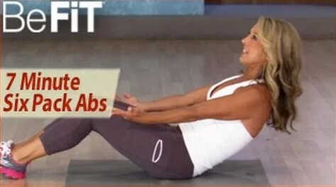 7 Min 6 Pack Abs Workout Denise Austin Abs Waist Core