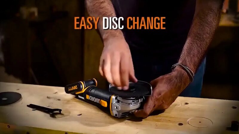WORX Wx802 20V Max Angle Grinder