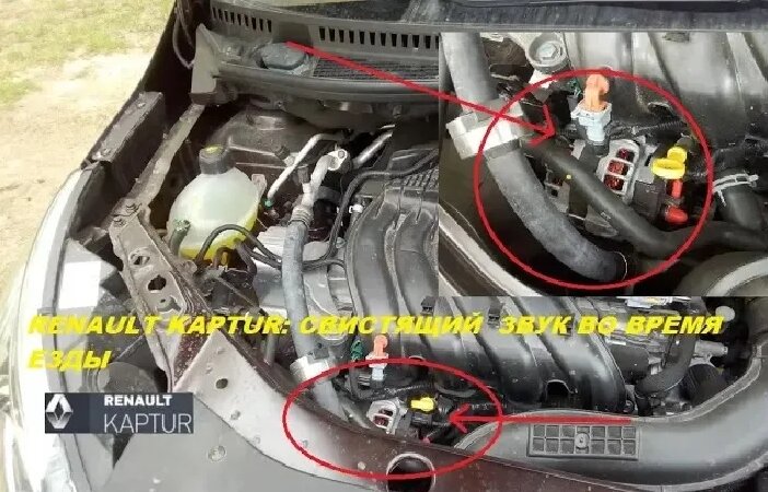 Почему свистит ремень генератора в Рено Каптур и Рено Дастер с ...