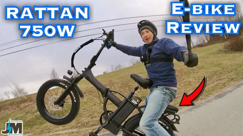 Rattan Lm750 Fat Tire Folding E bike Review A 13ah 48v 750w Ebike but what is this on the back