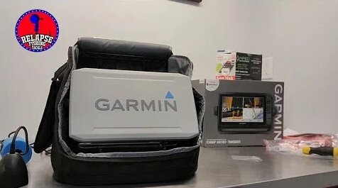 Garmin echomap uhd 93sv, extra large carrie bag & base, ice fishing ...