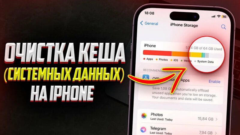 Как очистить Кеш и Память на iPhone? Очистка Системных данных на Айфоне ...