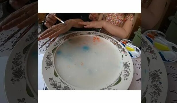 Эбру, рисуем на воде дома/ как сделать раствор для эбру - Смотреть ...