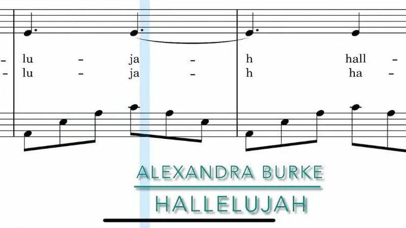 Hallelujah - alexandra burke/ leonard cohen - piano tutorial free music sheet - смотреть онлайн в поиске Яндекса по Видео for Free Printable Piano Sheet Music For Hallelujah By Leonard Cohen