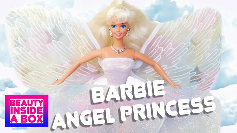 Barbie Angel Princess 1996 Vintage Doll Review Beauty Inside A Box