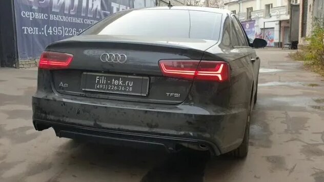 Спортивный глушитель на Ауди А6 1.8 турбо - Смотреть онлайн в поиске ...