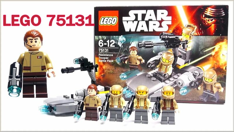 Lego star wars resistance trooper battle pack 75131 sale