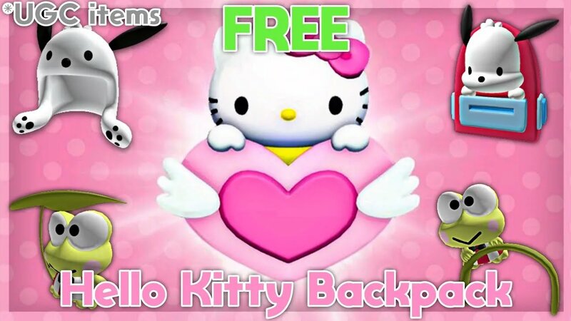 FREE ITEM* How To Get Hello Kitty® Backpack on Roblox - My Hello Kitty Cafe  