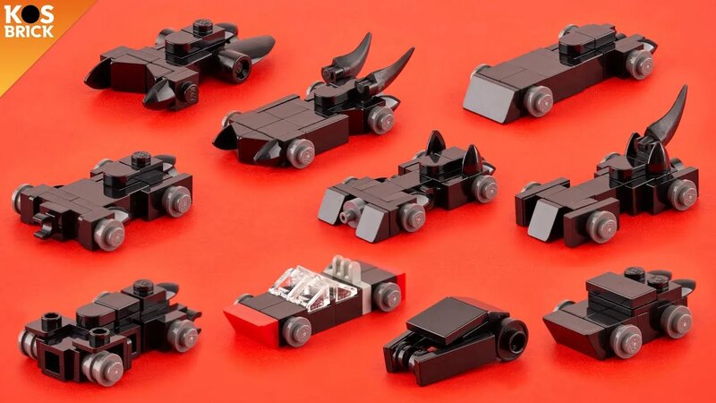 Lego Batman Batmobile Mini Vehicles Compilation Tutorial