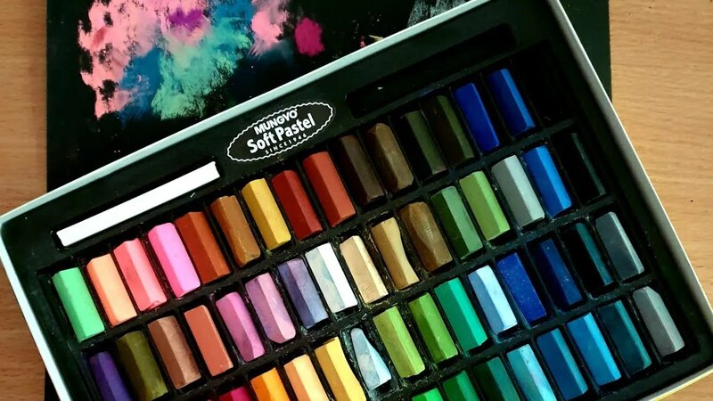 Обзор бюджетной сухой пастели: Mungyo и Подольская пастель. - Смотреть ...