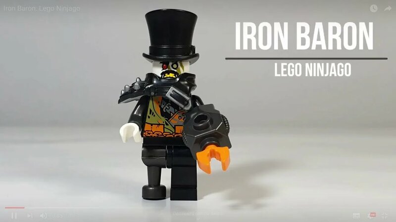 Lego ninjago iron baron minifigure new arrivals