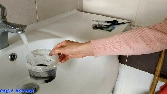 Покраска одежды красителем Прибой в стиральной машине - черный цвет ...