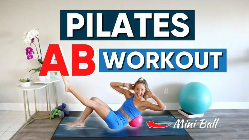 Pilates Mini Ball Ab workout Total Core BURN