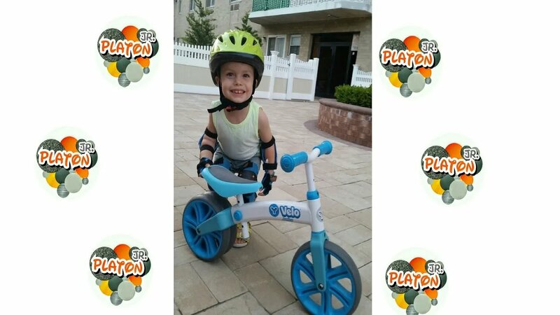 Y Velo Jr. Double Wheel Balance Bike First bike Беговел для Платоши ...