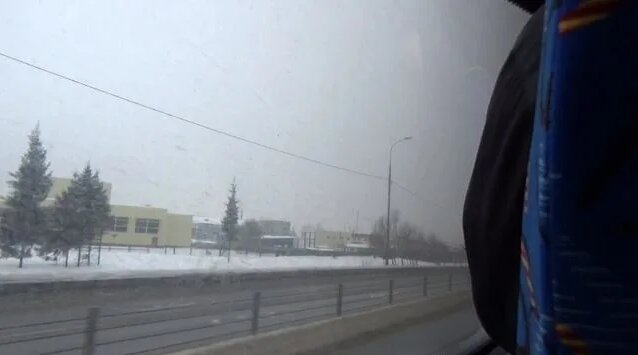 Поездка на автобусе ЛиАЗ-5250 №У244ск750 №401 Автовокзал Дмитров-м ...