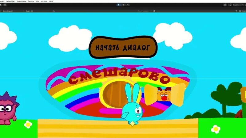 Я создал игру про смешариков! Игра про станцию смешарово! - Смотреть ...