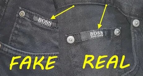 Hugo Boss jeans real vs fake. How to spot original Hugo Boss denim pants
