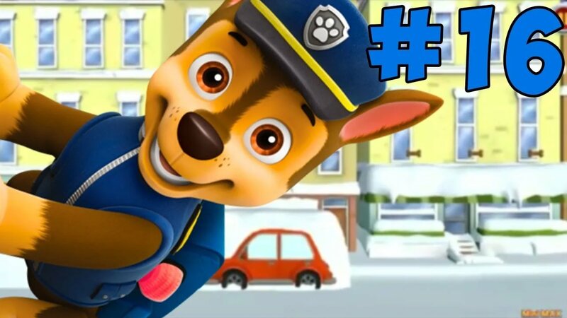 Щенки в Центре Города 16 серия Щенячий патруль Гонщик и Эверест ...