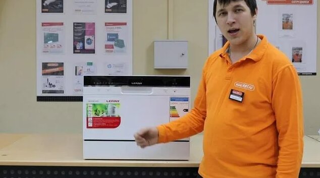 Видеообзор посудомоечной машины Leran CDW 55-067 White со специалистом ...