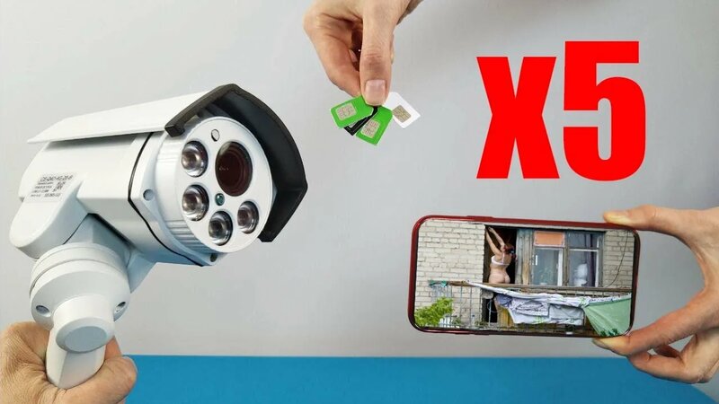 Поворотная уличная камера с сим картой 3G камера с алиэкспресс ...